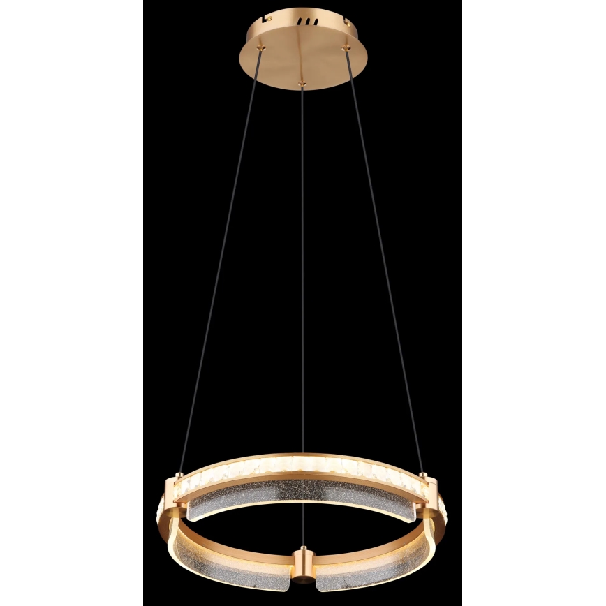 Globo - Lustre de cristal regulável em LED com cabo LED/36W/230V 2700K-6000K + comando à distância