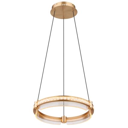 Globo - Lustre de cristal regulável em LED com cabo LED/36W/230V 2700K-6000K + comando à distância