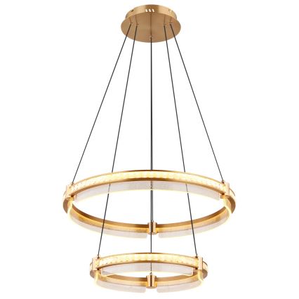 Globo - Lustre de cristal regulável em LED com cabo LED/78W/230V 2700K-6000K + controlo remoto