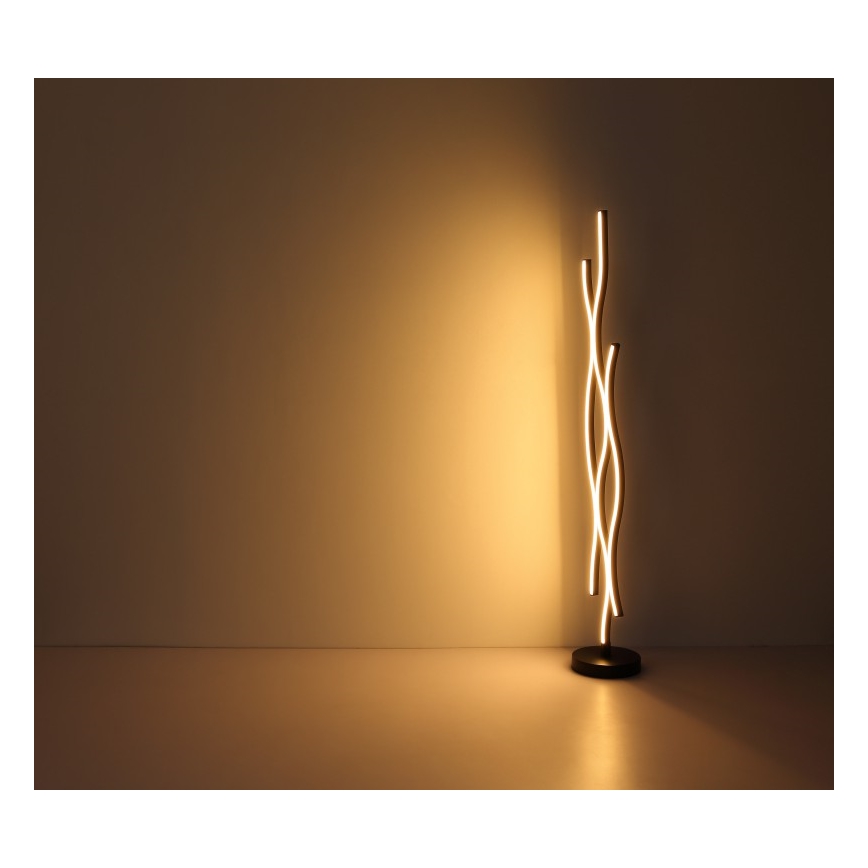 Globo - Candeeiro de chão LED LED/28W/230V 3000K preto