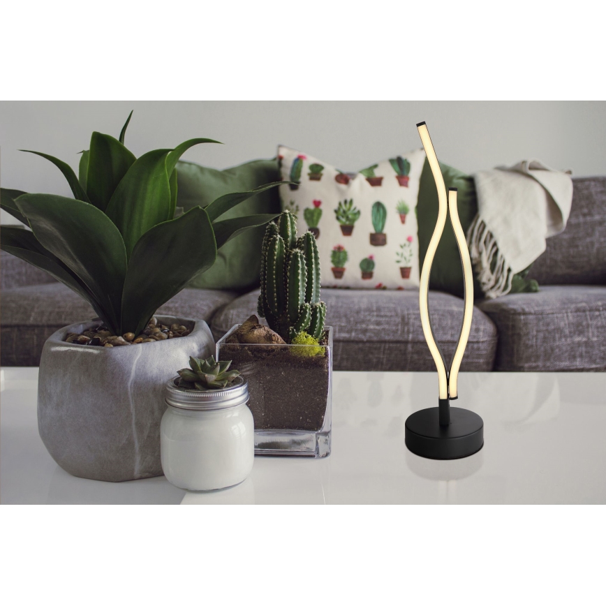 Globo - Candeeiro de mesa LED LED/12W/230V preto