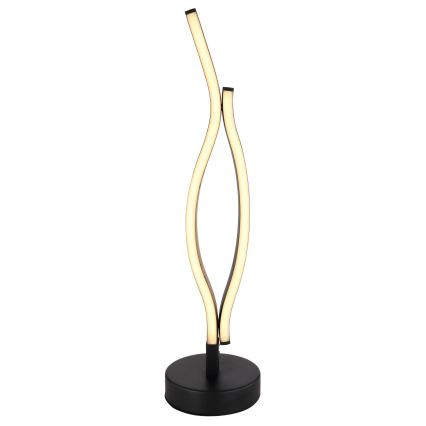 Globo - Candeeiro de mesa LED LED/12W/230V preto/castanho