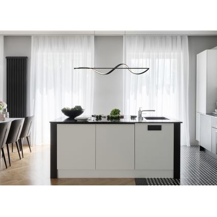 Globo - Candeeiro suspenso LED LED/24W/230V 3000K preto