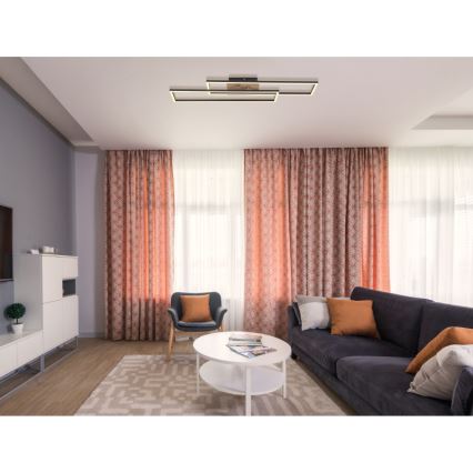 Globo - Iluminação de teto LED LED/30W/230V 3000K 60x80 cm preto