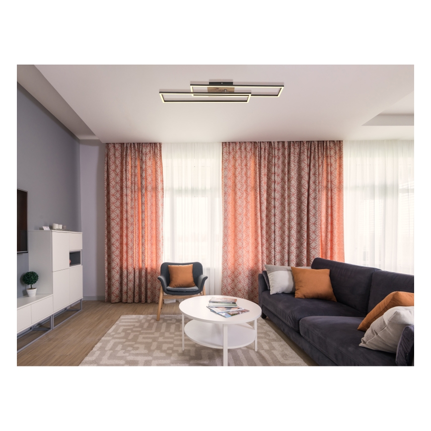 Globo - Iluminação de teto LED LED/30W/230V 3000K 60x80 cm preto