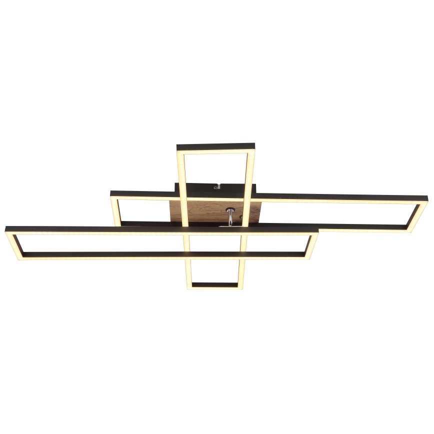 Globo - Iluminação de teto LED LED/40W/230V 3000K 60x80 cm preto