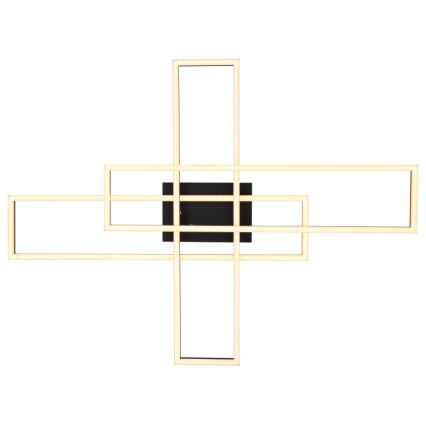 Globo - Iluminação de teto LED LED/40W/230V 3000K 60x80 cm preto/dourado