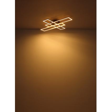 Globo - Iluminação de teto LED LED/40W/230V 3000K 60x80 cm preto/dourado