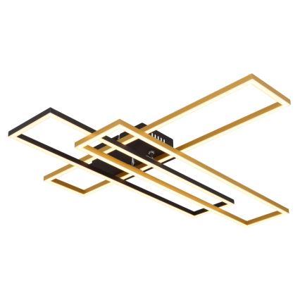 Globo - Iluminação de teto LED LED/40W/230V 3000K 60x80 cm preto/dourado