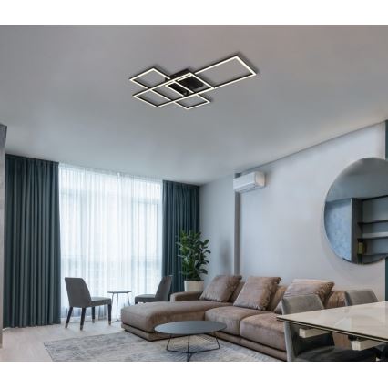 Globo - Luminária de teto LED regulável LED/40W/230V 2700-6500K 51x74 cm Wi-Fi Tuya + controlo remoto