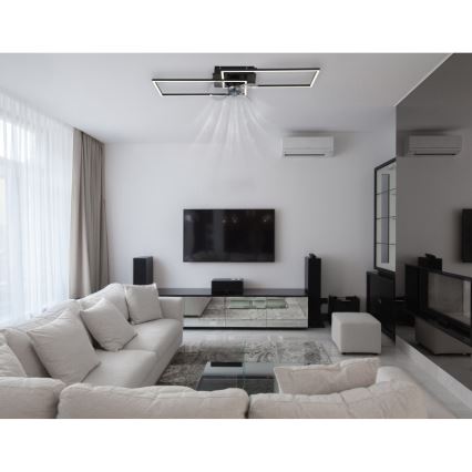 Globo - Candeeiro de teto LED dimerizável com ventilador LED/38W/230V 3000-6500K + comando à distância