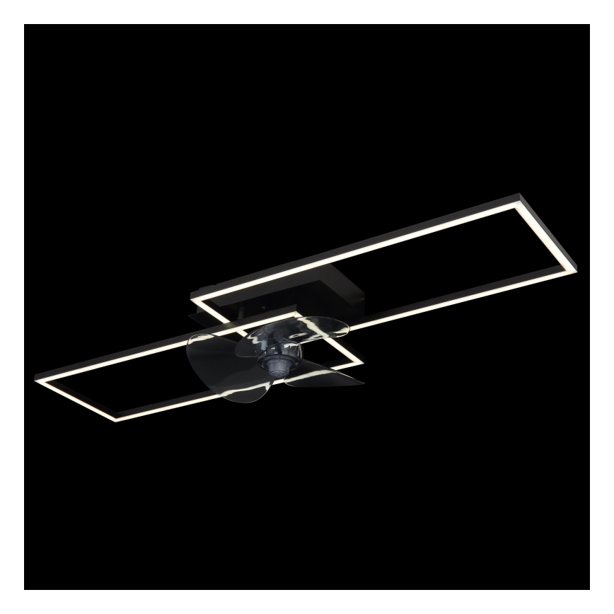 Globo - Candeeiro de teto LED dimerizável com ventilador LED/38W/230V 3000-6500K + comando à distância