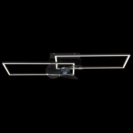 Globo - Candeeiro de teto LED dimerizável com ventilador LED/38W/230V 3000-6500K + comando à distância