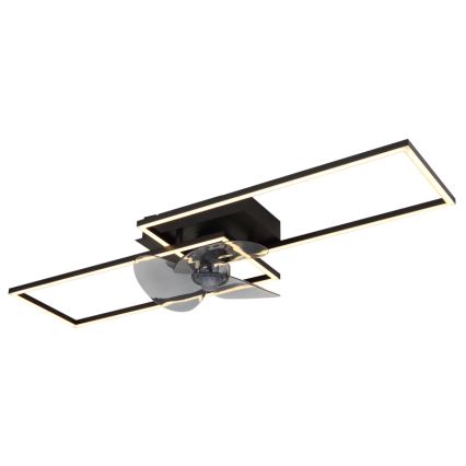 Globo - Candeeiro de teto LED dimerizável com ventilador LED/38W/230V 3000-6500K + comando à distância