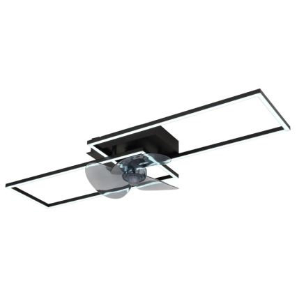 Globo - Candeeiro de teto LED dimerizável com ventilador LED/38W/230V 3000-6500K + comando à distância