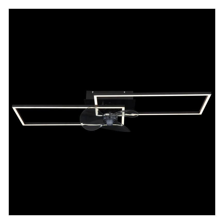 Globo - Candeeiro de tecto LED dimerizável com ventilador LED/38W/230V 3000-6500K + comando à distância