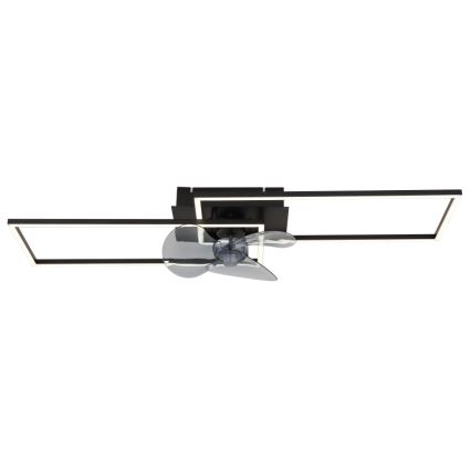 Globo - Candeeiro de tecto LED dimerizável com ventilador LED/38W/230V 3000-6500K + comando à distância