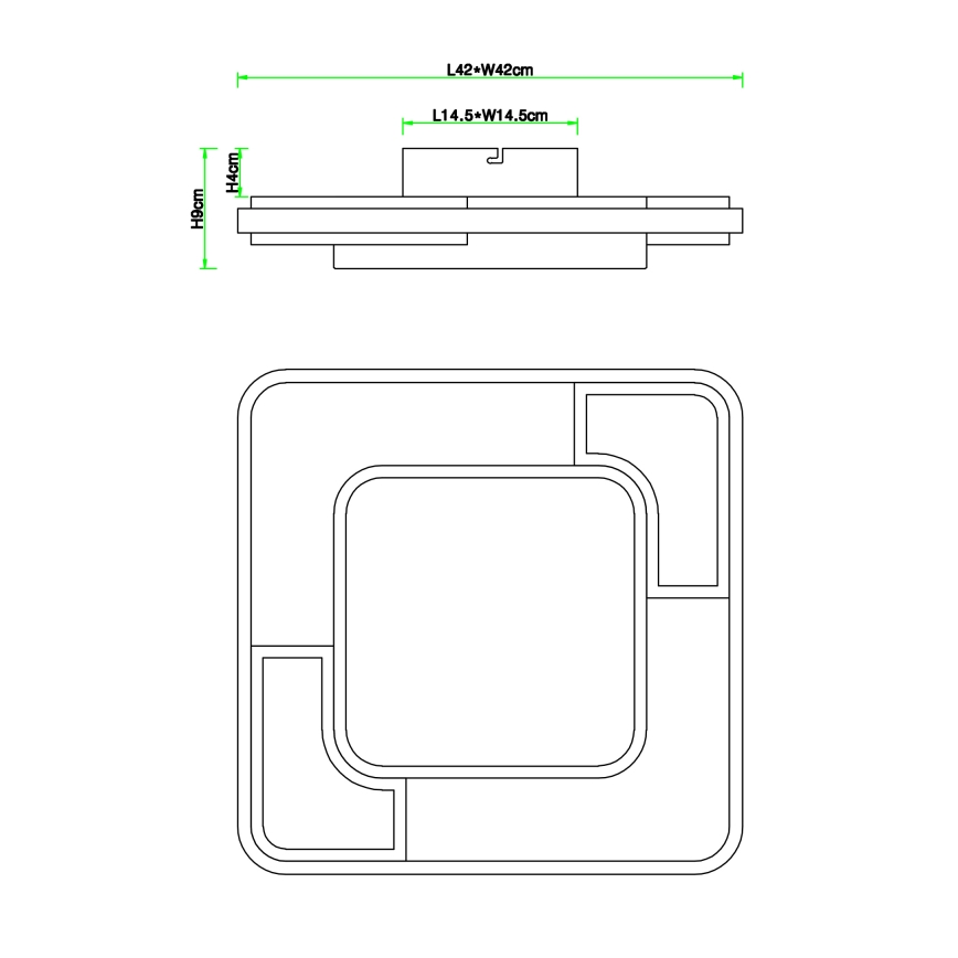 Globo - Iluminação de teto LED LED/30W/230V