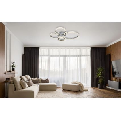 Globo - Plafon LED regulável LED/120W/230V 2700-6000K 90x114 cm + controlo remoto