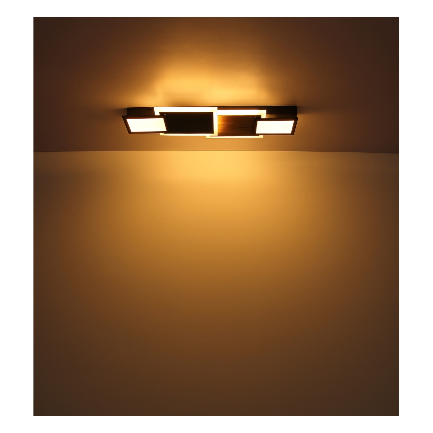 Globo 67279-30 - Candeeiro de tecto LED CAROLINE LED/30W/230V 25x71,5 cm bege/preto