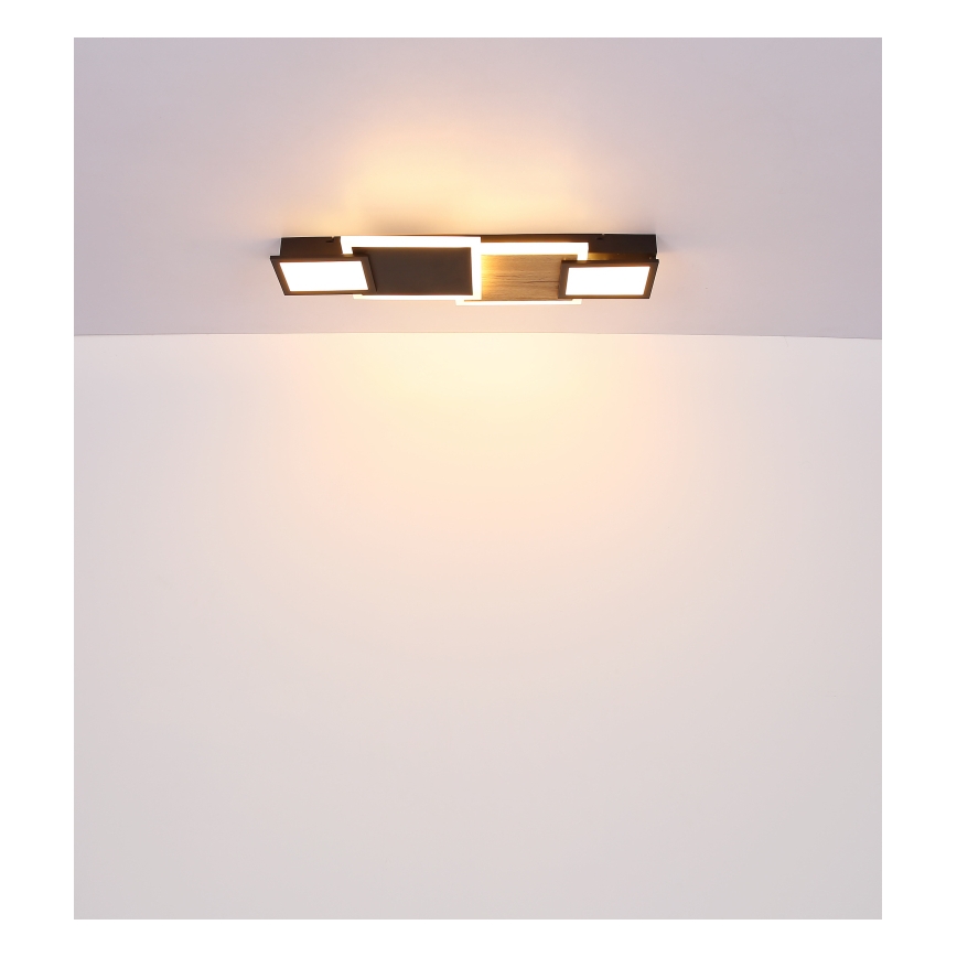 Globo 67279-30 - Candeeiro de tecto LED CAROLINE LED/30W/230V 25x71,5 cm bege/preto