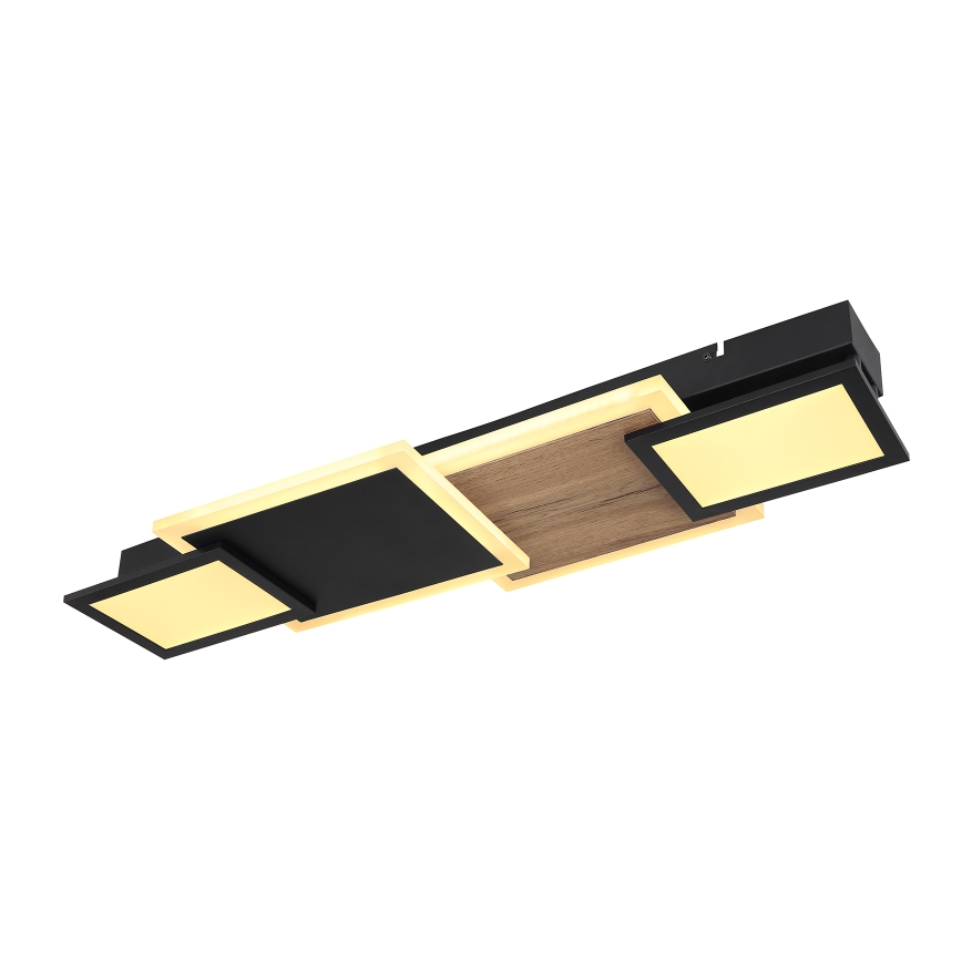 Globo 67279-30 - Candeeiro de tecto LED CAROLINE LED/30W/230V 25x71,5 cm bege/preto