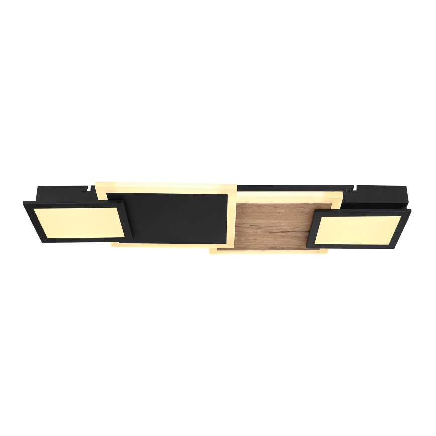 Globo 67279-30 - Candeeiro de tecto LED CAROLINE LED/30W/230V 25x71,5 cm bege/preto