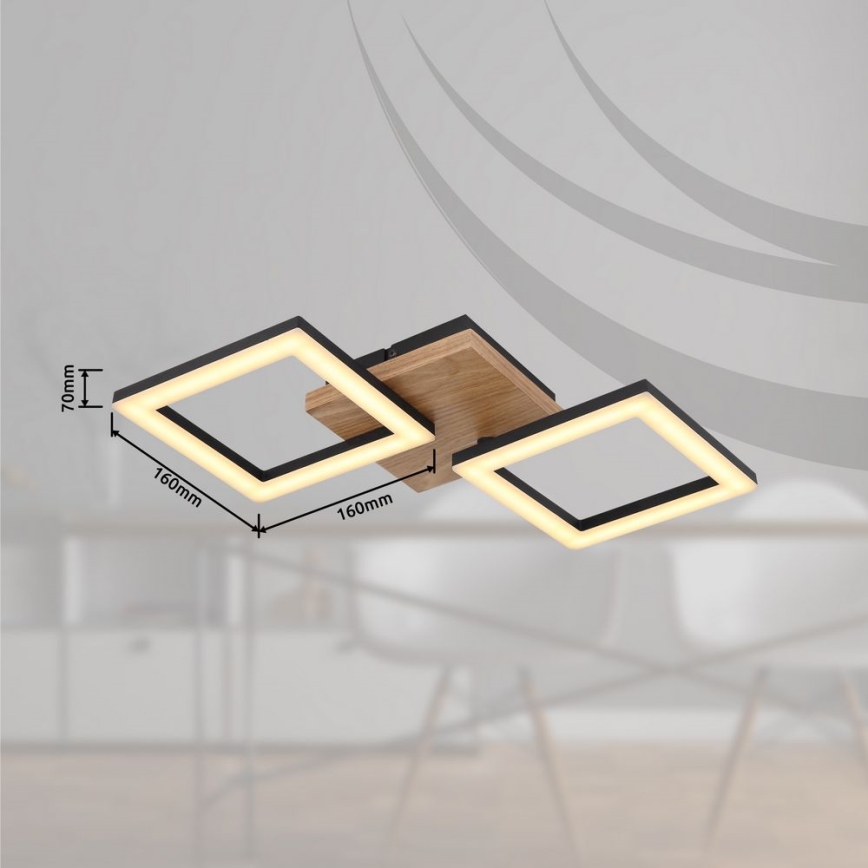 Globo - Candelabro integrado LED KERRY LED/18W/230V