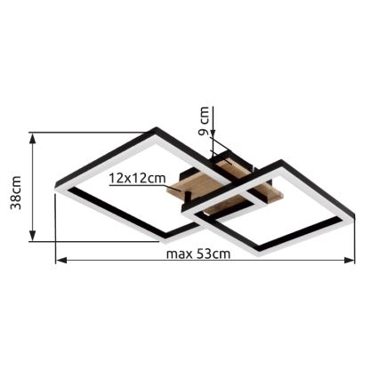 Globo - Iluminação de teto LED LED/18W/230V 3000K