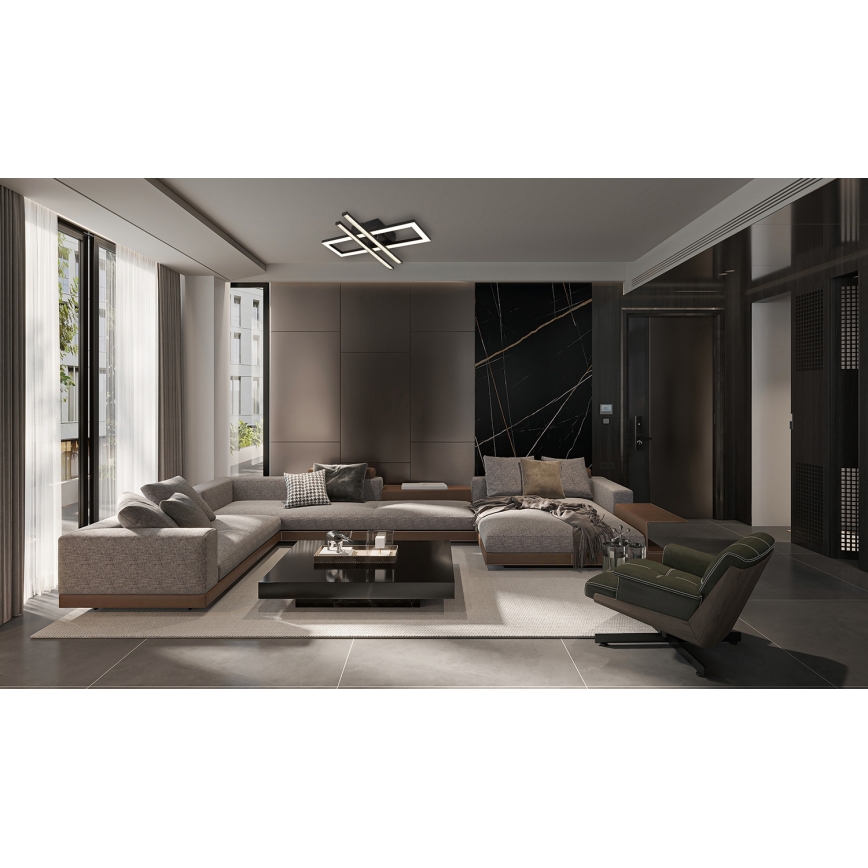 Globo - Iluminação de teto LED LED/24W/230V 4000K preto