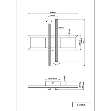Globo - Iluminação de teto LED LED/24W/230V 4000K preto