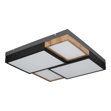 Globo 67286-50 - Candeeiro de Tecto LED GUNDI LED/50W/230V 60x60 cm castanho/preto