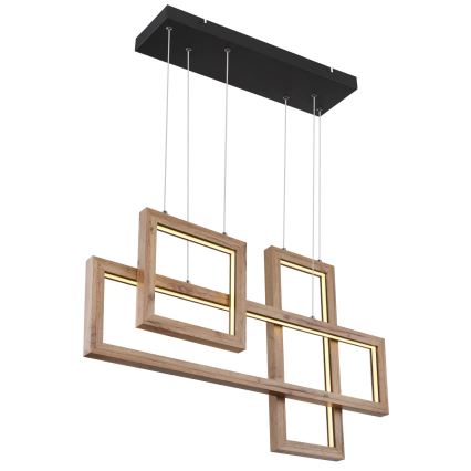 Globo 67287H1 - Lustre LED suspenso por cabo MANDERA LED/40W/230V castanho