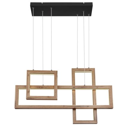 Globo 67287H1 - Lustre LED suspenso por cabo MANDERA LED/40W/230V castanho