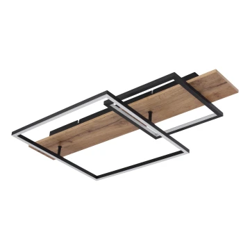 Globo 67289D1 - Candeeiro de tecto LED VANNI LED/24W/230V 40x75 cm castanho/preto