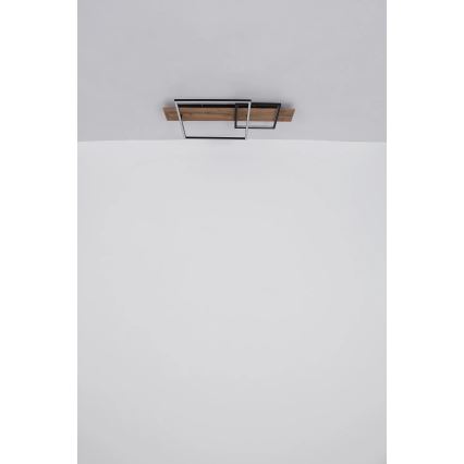 Globo 67289D1 - Candeeiro de tecto LED VANNI LED/24W/230V 40x75 cm castanho/preto