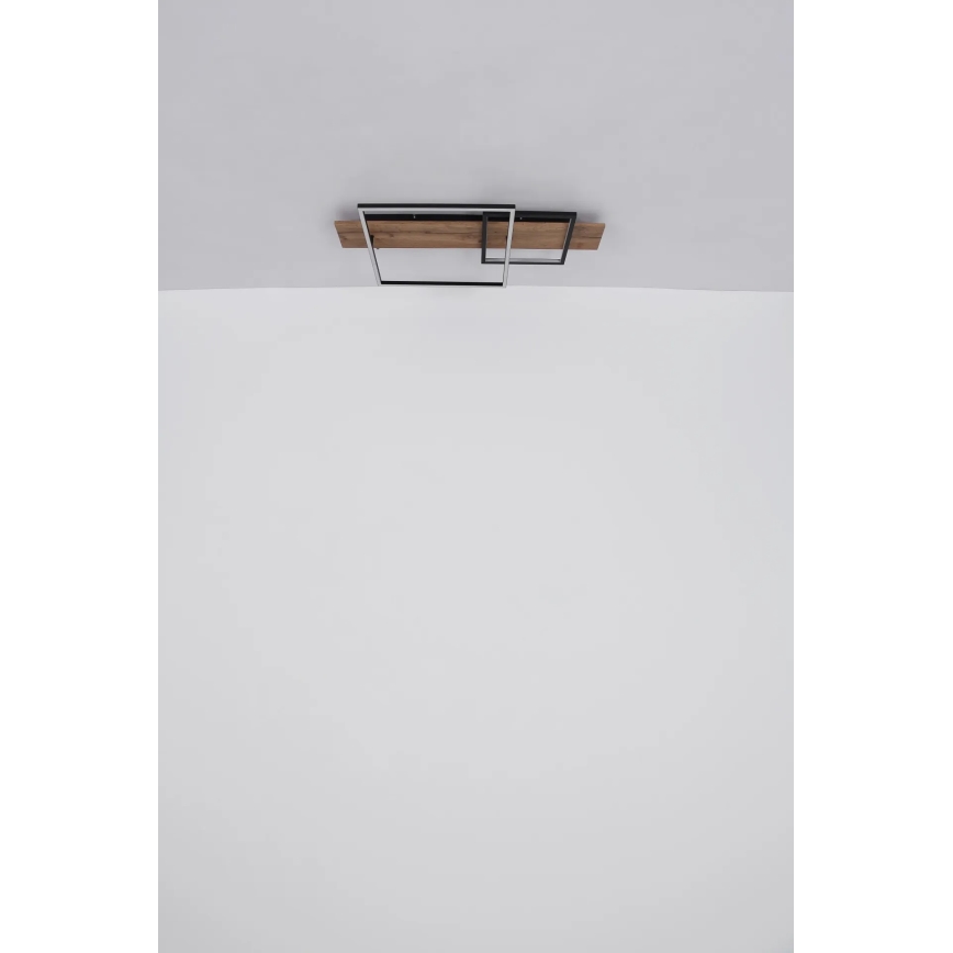 Globo 67289D1 - Candeeiro de tecto LED VANNI LED/24W/230V 40x75 cm castanho/preto