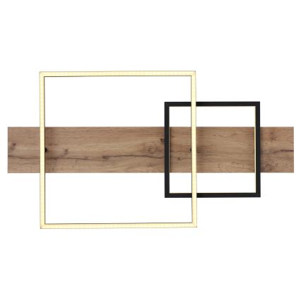 Globo 67289D1 - Candeeiro de tecto LED VANNI LED/24W/230V 40x75 cm castanho/preto