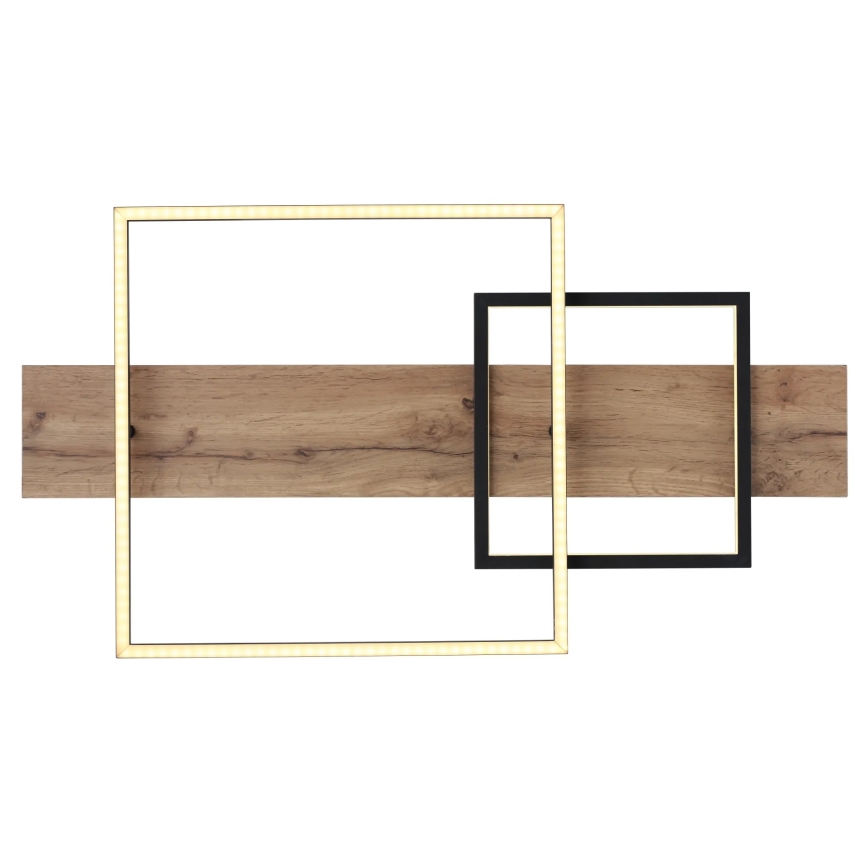 Globo 67289D1 - Candeeiro de tecto LED VANNI LED/24W/230V 40x75 cm castanho/preto