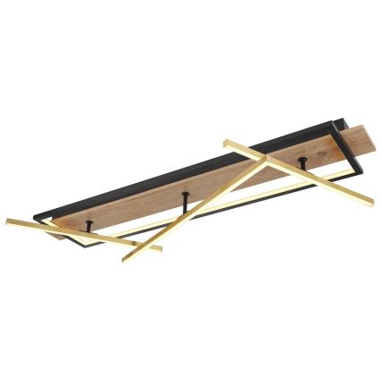 Globo 67296D2 - Candeeiro de teto LED BEATRIX LED/48W/230V 60,5x100 cm castanho