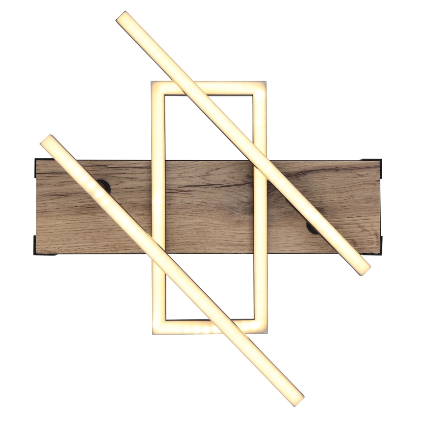 Globo 67299D2 - Luminária de teto LED COLLI LED/30W/230V 46x68 cm castanho/preto