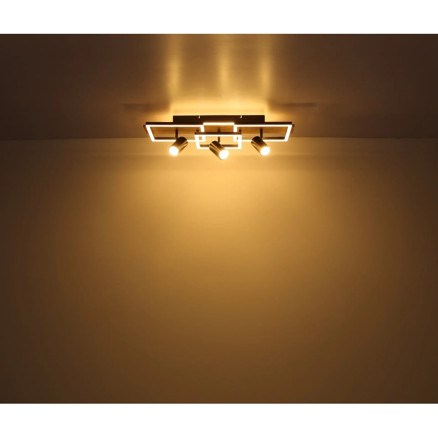 Globo - Luminária de teto LED/48W/230V + 3xGU10/5W 3000K 27x72 cm