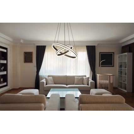 Globo - Candeeiro suspenso LED com regulação LED/60W/230V 2700K-6000K + comando