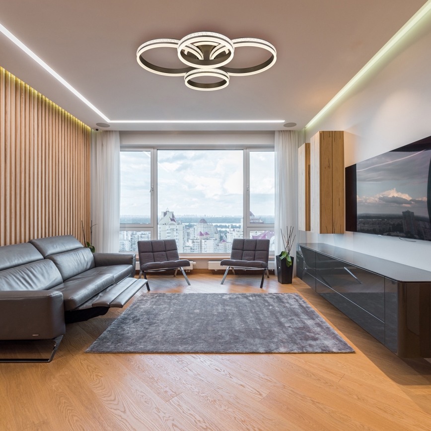 Globo - Iluminação de teto LED com regulação LED/90W/230V 2700K-6000K + comando