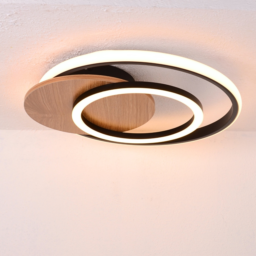 Globo - Iluminação de teto LED LED/24W/230V preto