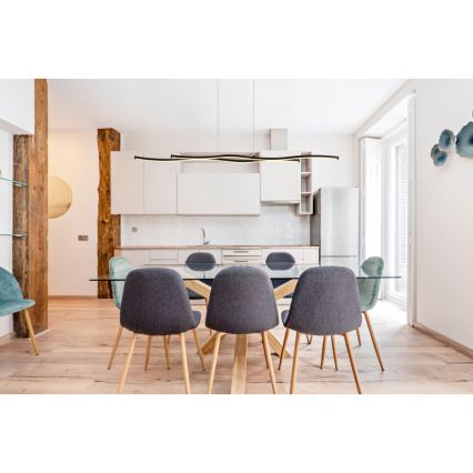 Globo - Candeeiro suspenso LED LED/30W/230V 3000K preto