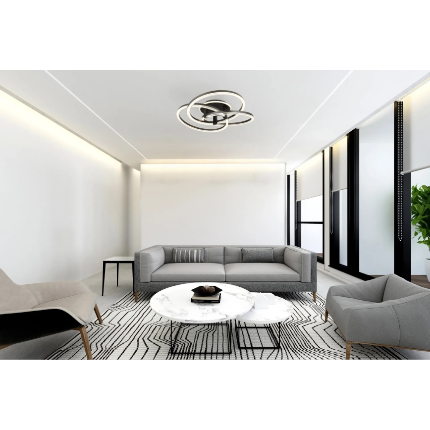 Globo - Candeeiro de teto LED regulável LED/75W/230V 2700-6000K Ø 78 cm + comando remoto