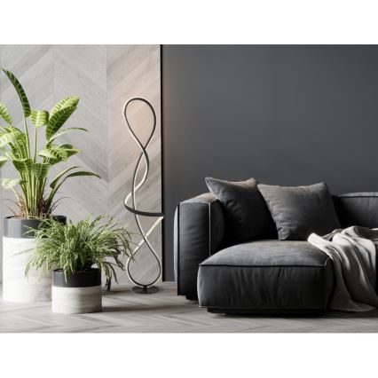 Globo - Candeeiro de chão LED LED/36W/230V preto