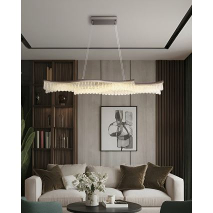 Globo - Candeeiro suspenso LED LED/35W/230V 3200K cromado mate