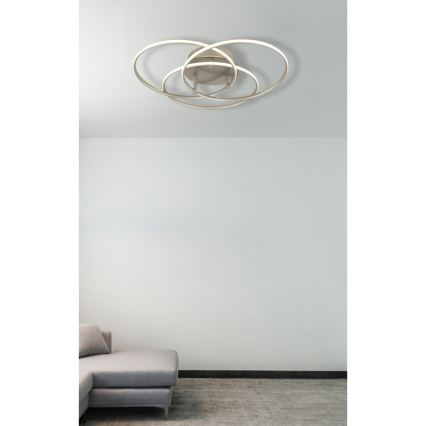 Globo - Iluminação de teto LED LED/40W/230V 4000K diâmetro 45,6 cm cromado mate